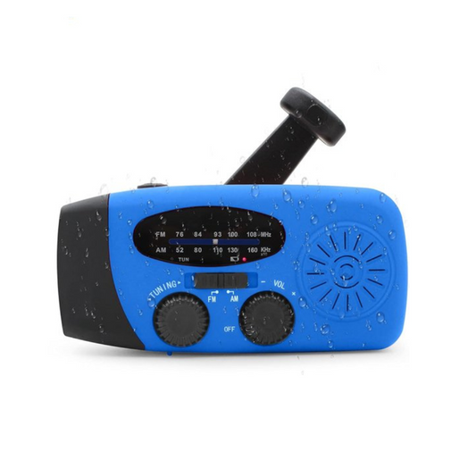 Noodradio Blauw