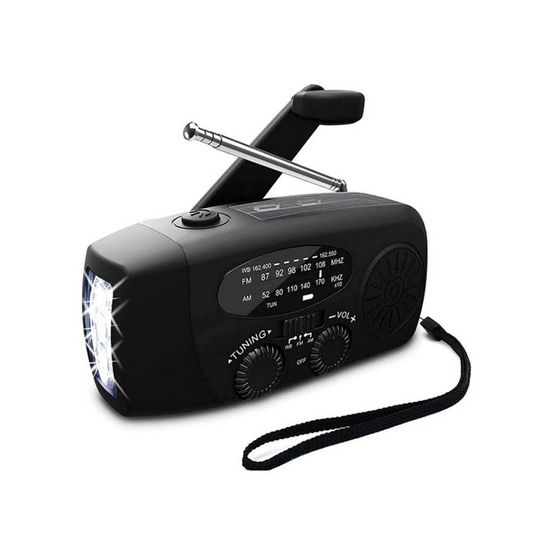 Noodradio Zwart